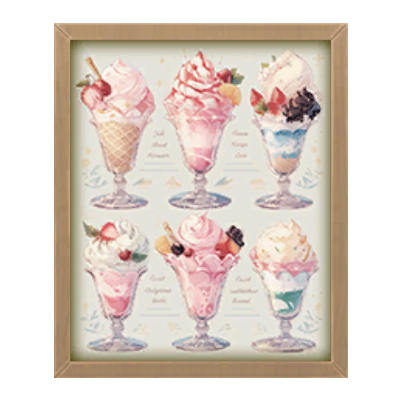 Ice Cream Menu Frame #1 Samtuse963 logo