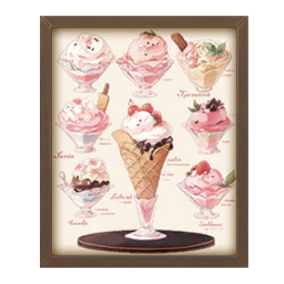 Ice Cream Menu Frame #2 Samtuse963 logo
