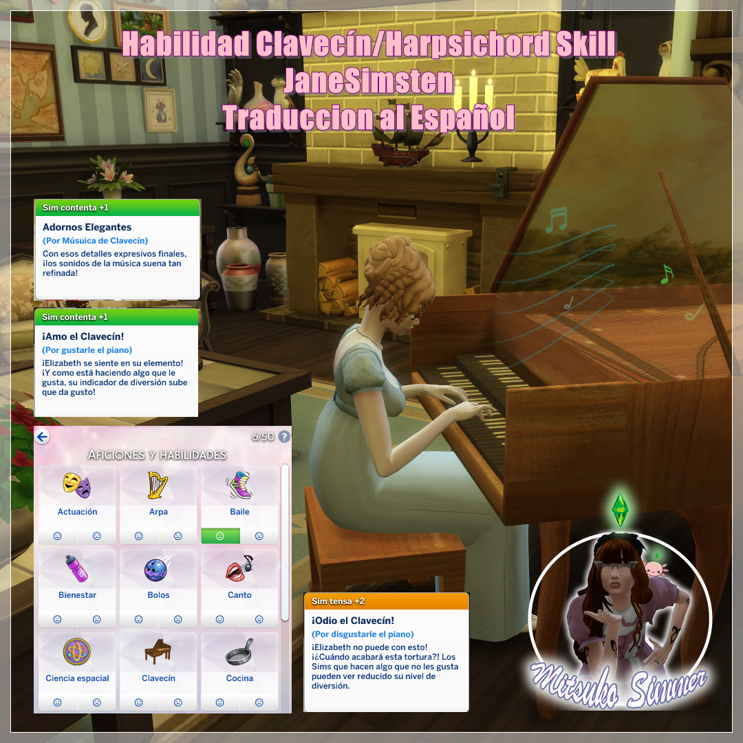 Habilidad Clavecín/Harpsichord Skill x JaneSimsten TRADUCCION AL