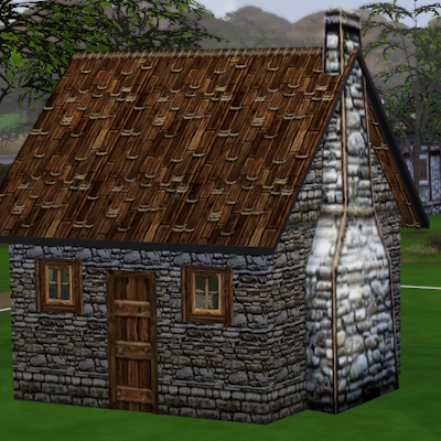 Settlers Miner's Huts Chimneys logo
