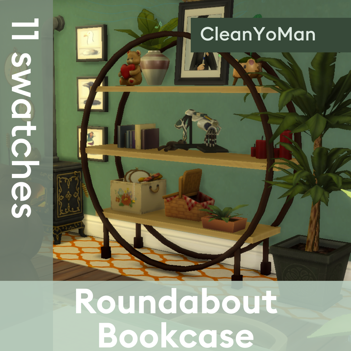 Roundabout Bookcase - The Sims 4 Build / Buy - CurseForge