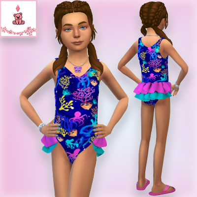 Download Gabby Swimsuit [child] - The Sims 4 Mods - CurseForge