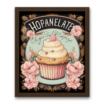 Cupcake Sale Poster Frame #1 Samtuse963 logo