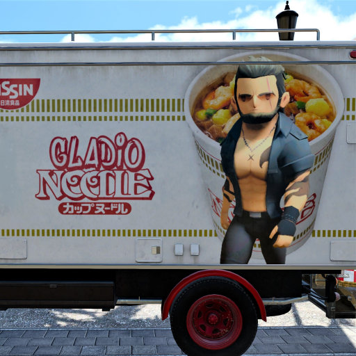 Gladio Noodle Van and Cups Mod Final Fantasy XV Mods