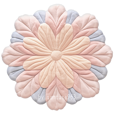 Cute Fluffy Flower Dance Rug #15 Samtuse963 logo