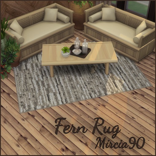 Fern Rug The Sims 4 Build / Buy