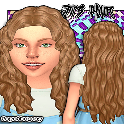 GegeSims - Yara Hair - The Sims 4 Create a Sim - CurseForge