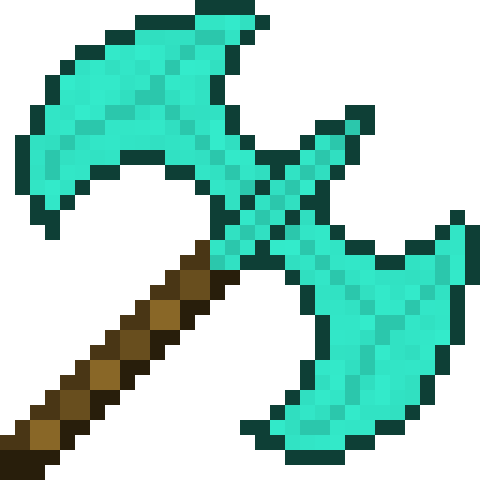 Diamond Battle Axe Minecraft