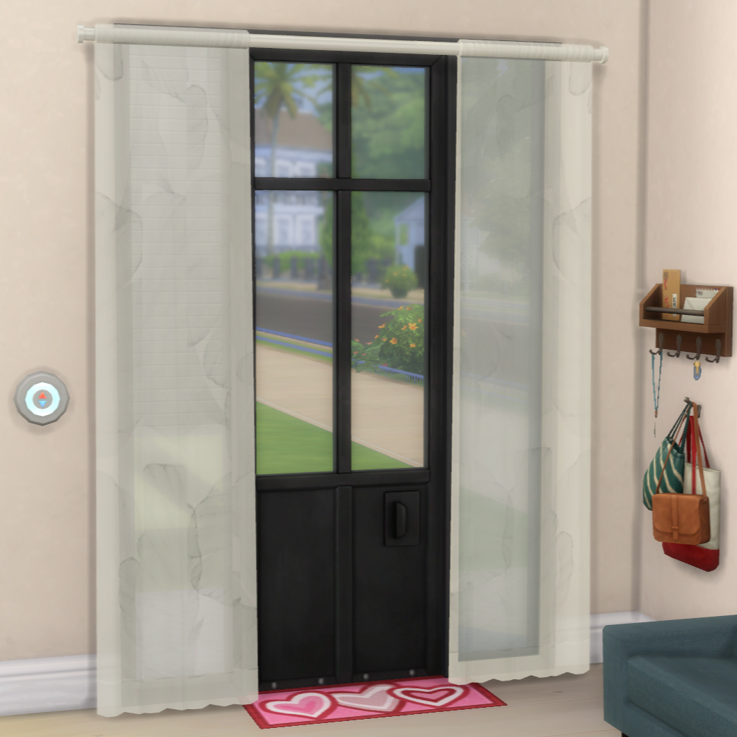 Sheer Curtains - double logo