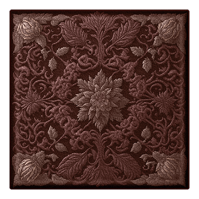 Ornate Floral Square Dance Rug #7 Samtuse963 logo