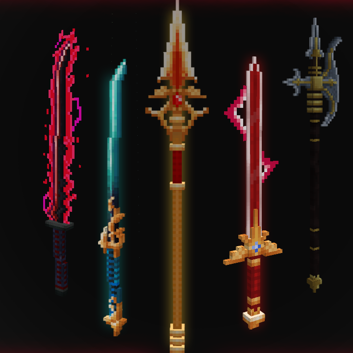 3D Sword Resource Pack 1.19 / 1.18