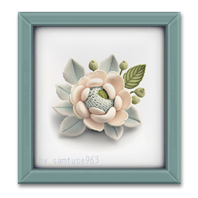 Succulents Woven Decor Frame #5 Samtuse963 logo
