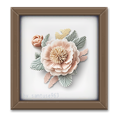 Succulents Woven Decor Frame #7 Samtuse963 logo