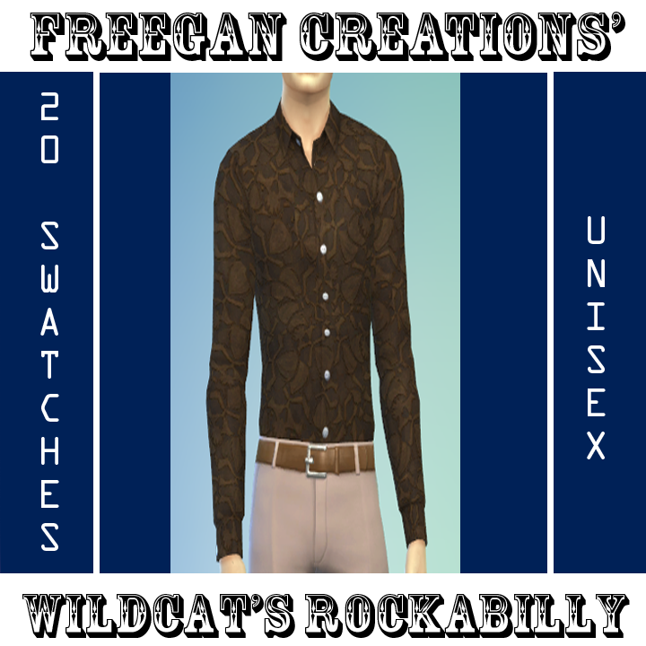 FC-Wildcats Rockabilly-Tucked In Long Sleeve - The Sims 4 Create a Sim ...