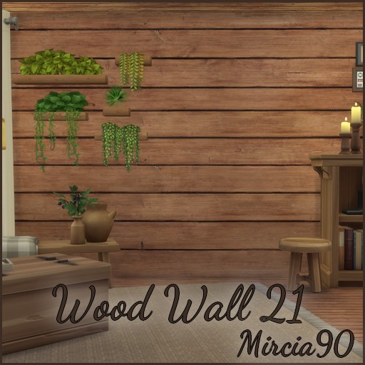 Wood Wall #21 - Files - The Sims 4 Build / Buy - CurseForge