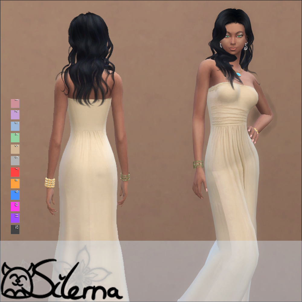 Margherita Dress - The Sims 4 Create a Sim - CurseForge