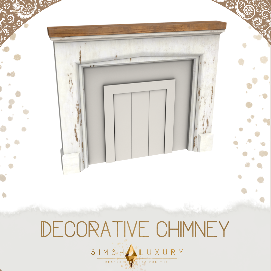 Fall 2022 Decorative chimney The Sims 4 Build / Buy