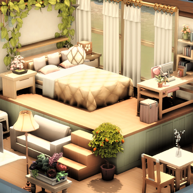 Download Dreamy Pet Lover Bedroom NO CC The Sims 4 Mods CurseForge   638282888838215674 