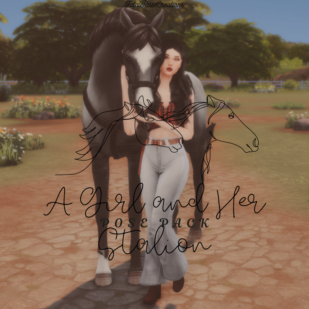 Download FatalRoseCreations A Girl and Her Stallion Pose Pack - The ...