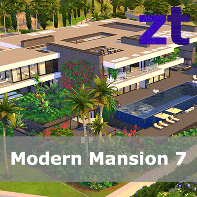 ZT Modern Mansion VII - The Sims 4 Rooms / Lots - CurseForge