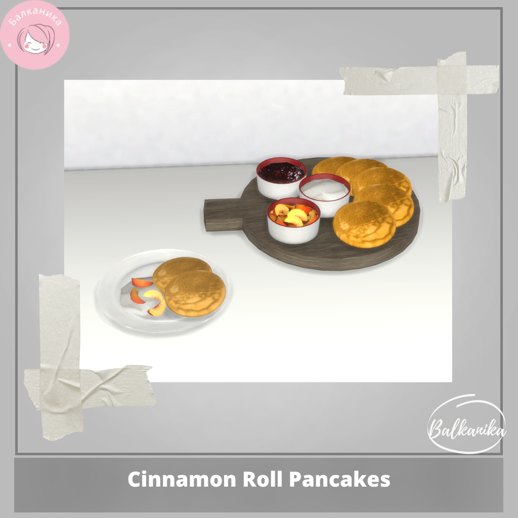 Cinnamon Roll Pancakes The Sims 4 Mods