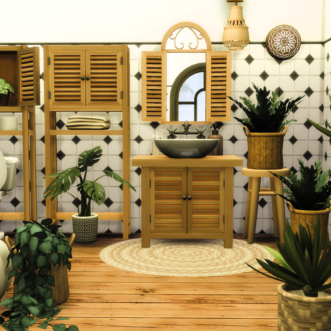Boho Plant - Bathroom - The Sims 4 Rooms / Lots - CurseForge