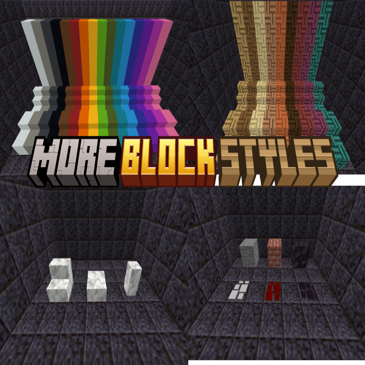 Download More Block Styles - Minecraft Mods & Modpacks - CurseForge