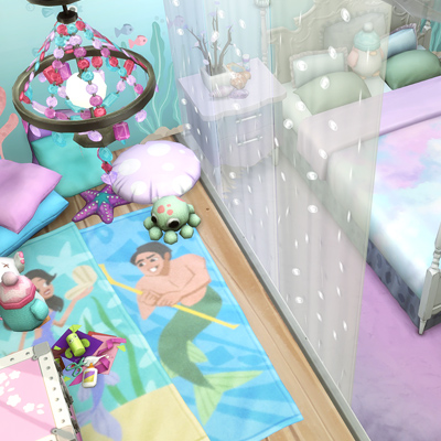 Kids Mermaid Bedroom The Sims 4 Rooms Lots CurseForge   638288668708624664 