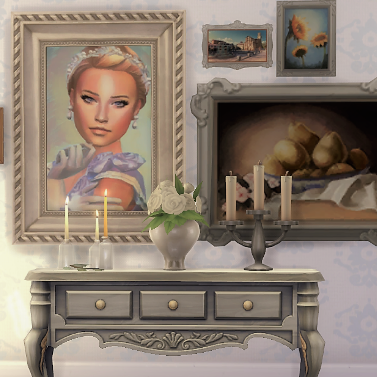 Oil Paintings Portraits Oil On Canvas The Sims 4 Build Buy   638288213514260040 