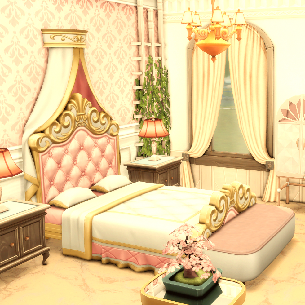 Princess Bedroom NO CC The Sims 4 Rooms Lots CurseForge   638292371479672486 