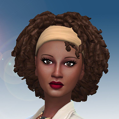 Tight Curls Bandana - The Sims 4 Create a Sim - CurseForge