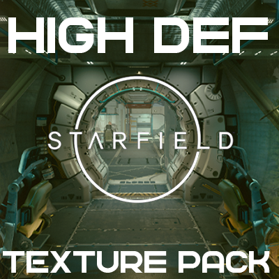 Starfield High Definition Texture Pack (HDTP) blur effect