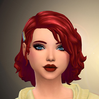 Peggy Hairstyle + Clips - The Sims 4 Create a Sim - CurseForge