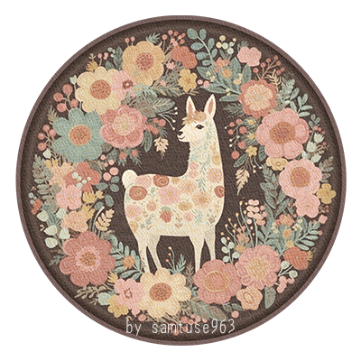 Kids Round Dance Rug #7 Samtuse963 logo