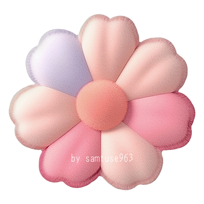 Cute Fluffy Flower Dance Rug #6 Samtuse963 logo
