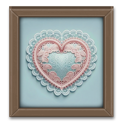 HQ Heart Woven Decor Frame #1 Samtuse963 logo