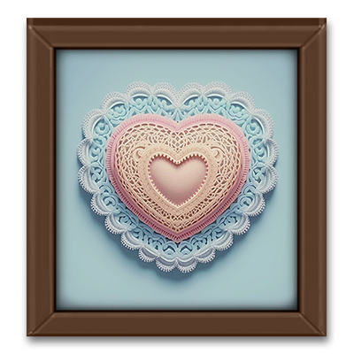 HQ Heart Woven Decor Frame #2 Samtuse963 logo