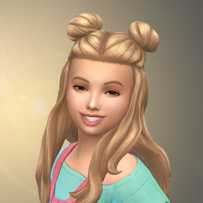 Space Buns Half Up For Girls The Sims 4 Create A Sim CurseForge   638300302911746302 