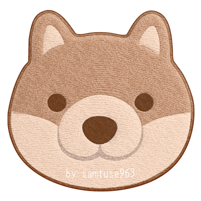 HQ Cute Puppy Face Dance Rug #3 Samtuse963 logo