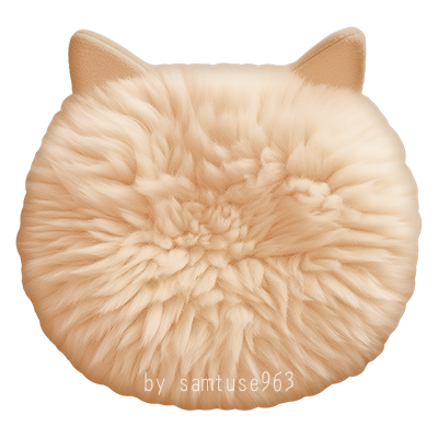 HQ Cute Cat Face Dance Rug #5 Samtuse963 logo