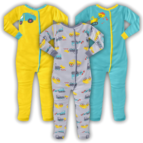 Infant Ready to Roll Footie Pajamas logo