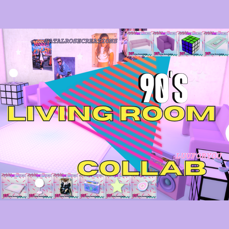 FatalRoseCreations The 90's Living Room Collab FT LuuFORYou logo