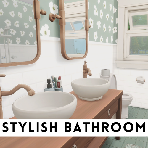 Stylish Bathroom The Sims 4 Rooms Lots Curseforge