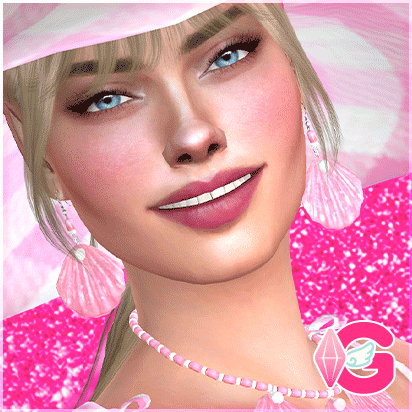 Barbie seashell earrings [HQ compatible] logo