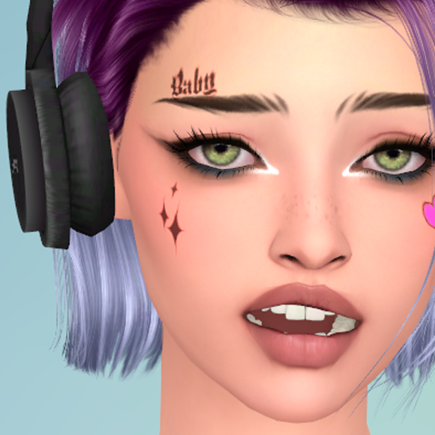 Face Tattoos N1 | palashinka logo