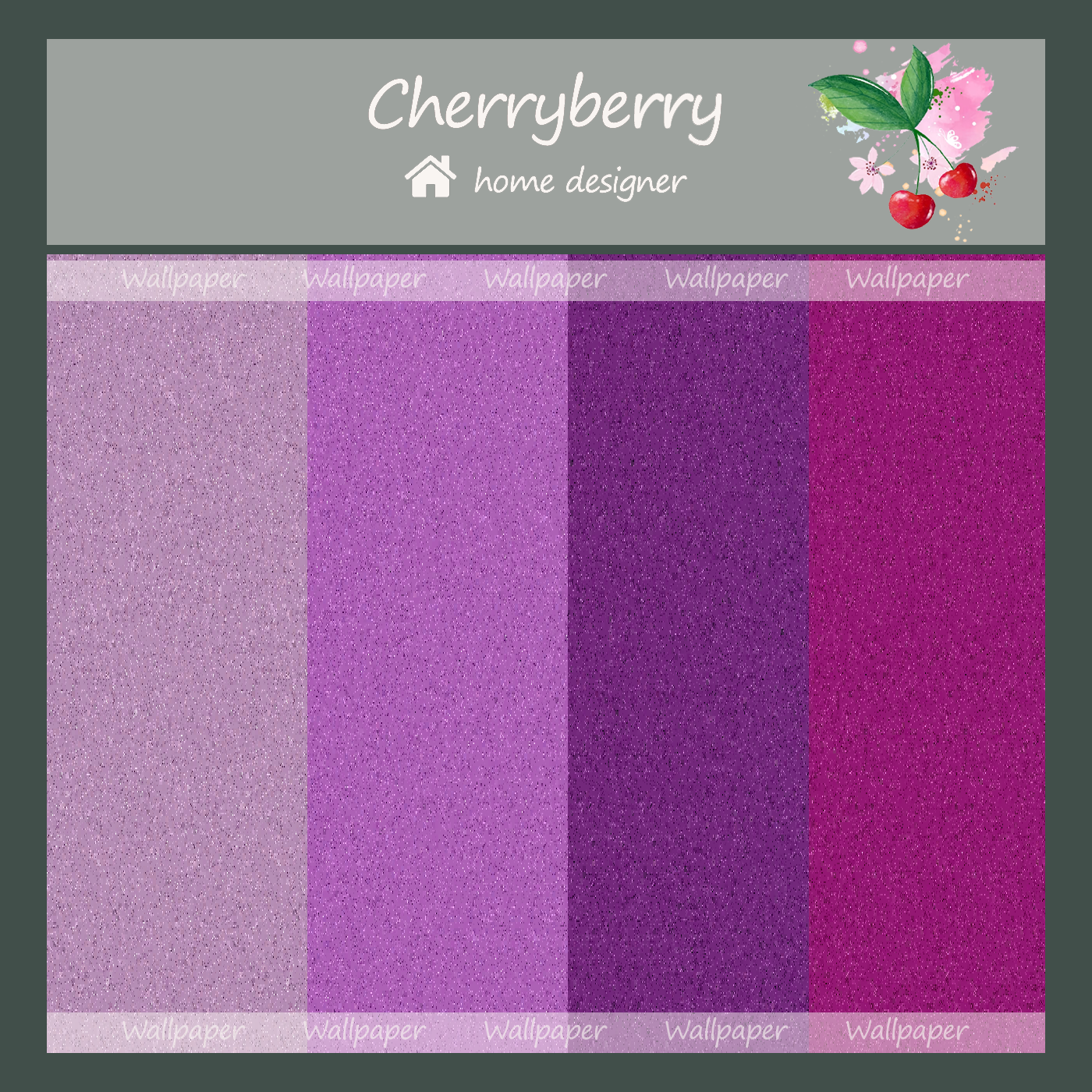 purple-violet glitter wallpaper logo