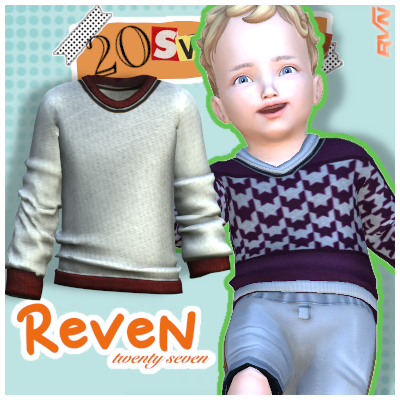Download Infants Crew Neck Set-In Sleeves Sweater - The Sims 4 Mods ...