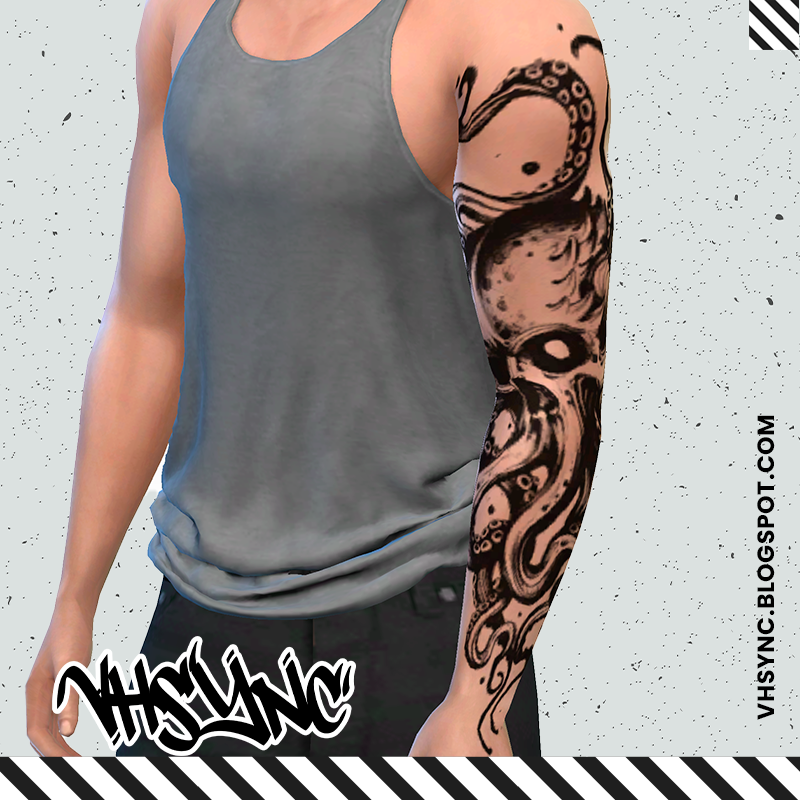 [VHSync] Octopus Skull Tattoo - The Sims 4 Create a Sim - CurseForge