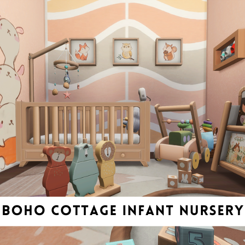Boho Cottage Infant Nursery - The Sims 4 Rooms / Lots - CurseForge