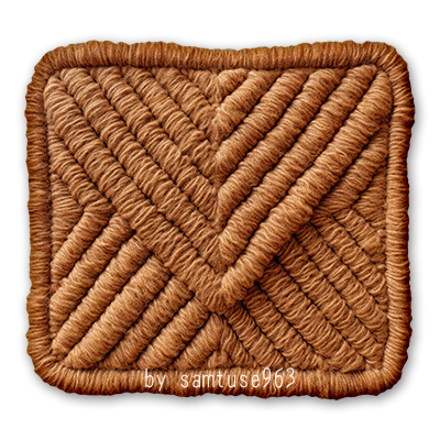 HQ Woven Rounded Square Dance Rug #5 Samtuse963 logo